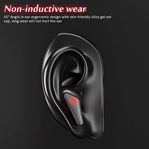 Yovda Wireless Gaming Earbud, K98 Wireless Gaming Headphone With Charging Case And Built-In Mic, Bluetooth 5.1 Dual Game Music Mode Earbuds Wireless Headphones With 30 Hours Playtime, Rgb #TOP5