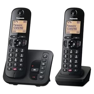 Panasonic KX-TGC262 Digital Cordless Phones: 18-min answering machine, dedicated call block button, an easy-to-read dot-matrix display and a hands-free speakerphone