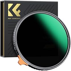 Objetivo Focal Variable Filtro ND2-ND400 Variable K&F Concept 67mm Filtro de Densidad Neutra Variable Ultrafino HD Palanca (1-9 Stops) de Vidrio óptico con 28 Capas Revestimiento Nano para Objetivo 67mm (Nano X)