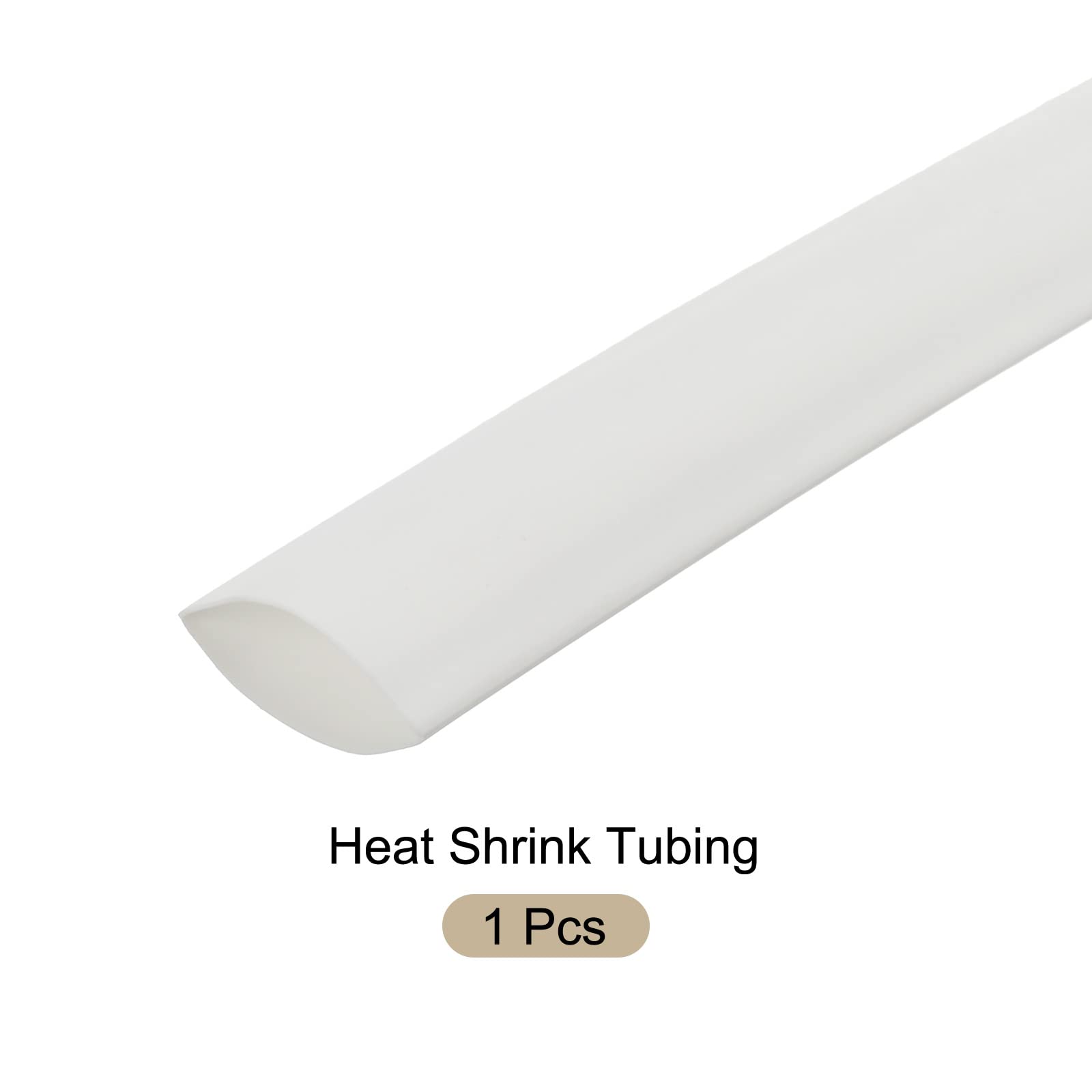 Tubo Termorretráctil De Poliolefina Blanco 5/8" (16mm) - Rollo De 100 Pies, Relación 2:1, IP67