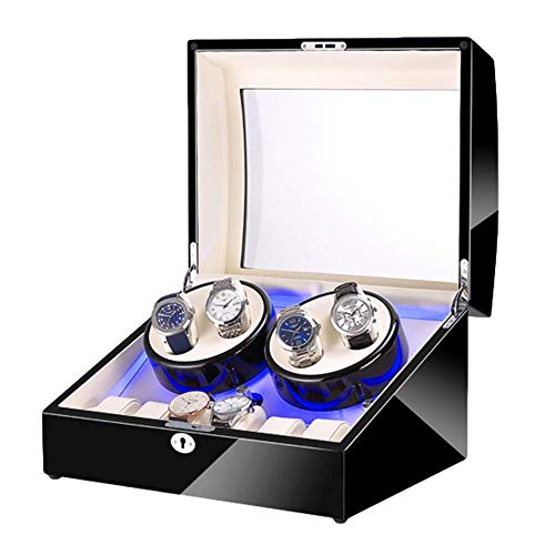 Enrouleur montre automatique luxe boite de rangement en peinture piano vernie