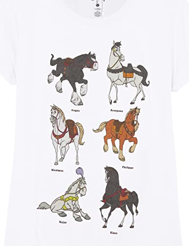 Disney Little, Big Princesses Horses Girls Short Sleeve Tee Shirt2