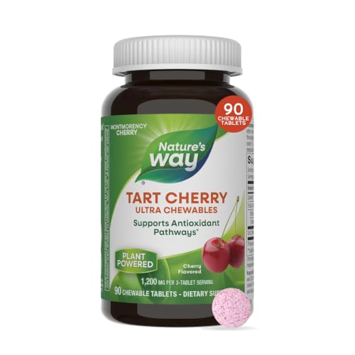 Nature's Way Tart Cherry Ultra Chewables, Antioxidant Support*, 90 ct - image 1