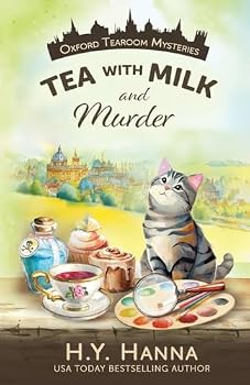 Paperback Tea with Milk and Murder (Oxford Tearoom Mysteries ~ Book 2) Book