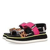 Mäxima calidad SANDALIAS DE ANIMAL PRINT Y ELÁSTICOS DE COLORES PARA MUJER SALISBURY