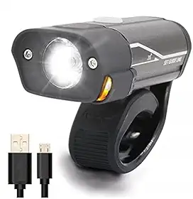 Lanterna Farol Para Bicicleta Bike Led Usb Recarregavel Bl18