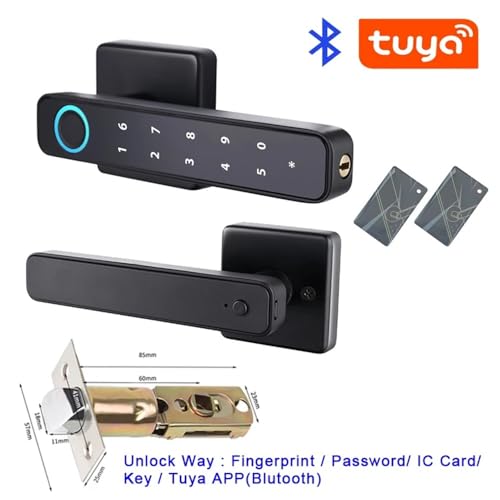 Serrure Tuya empreinte digitale code connecté SmartLife