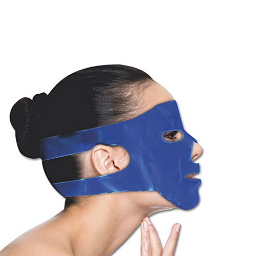 Máscara Facial Hot Cold, Ortho Pauher, Azul, Único