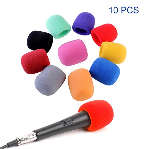Thicked Handheld Microphone Windshields Microphone Windscreens Foam Covers-10 Colors