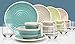 Moritz Harmonie Design - Set di stoviglie da Campeggio in melammina, 20 Pezzi, con Acqua/Succo di Frutta, per 4 Persone