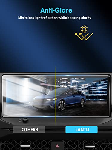 Lantu Car Screen Protector For Honda Accord 2023 Accessories Navigation Tempered Glass Center Touchscreen Anti Glare Protective Foil For Accord Hybrid, Sport, Sport-L, Ex-L, Touring - 12.3 Inch #TOP2