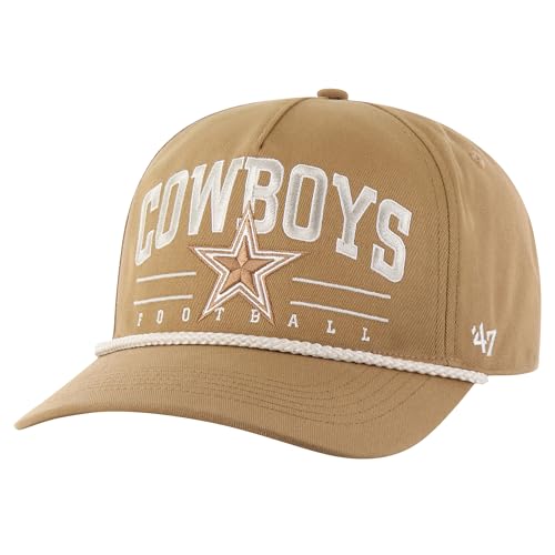 Chapeau réglable homme marron NFL Roscoe corde attelage casquette américaine
