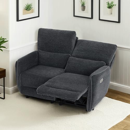Image of MCombo 60 in Wall Hugger Reclining Loveseat Recliner, RV Sofa 6924 (D-Grey)
