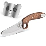 ZLemma Kids Chef Knifes for Real Cooking Set with Finger Guard 2 Piece Kitchen Set, Montessori Tool
