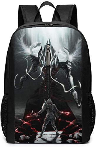 Mochilas Tipo Casual de Marcha Game Diablo 17 Inch School Bag Backpack College Laptop