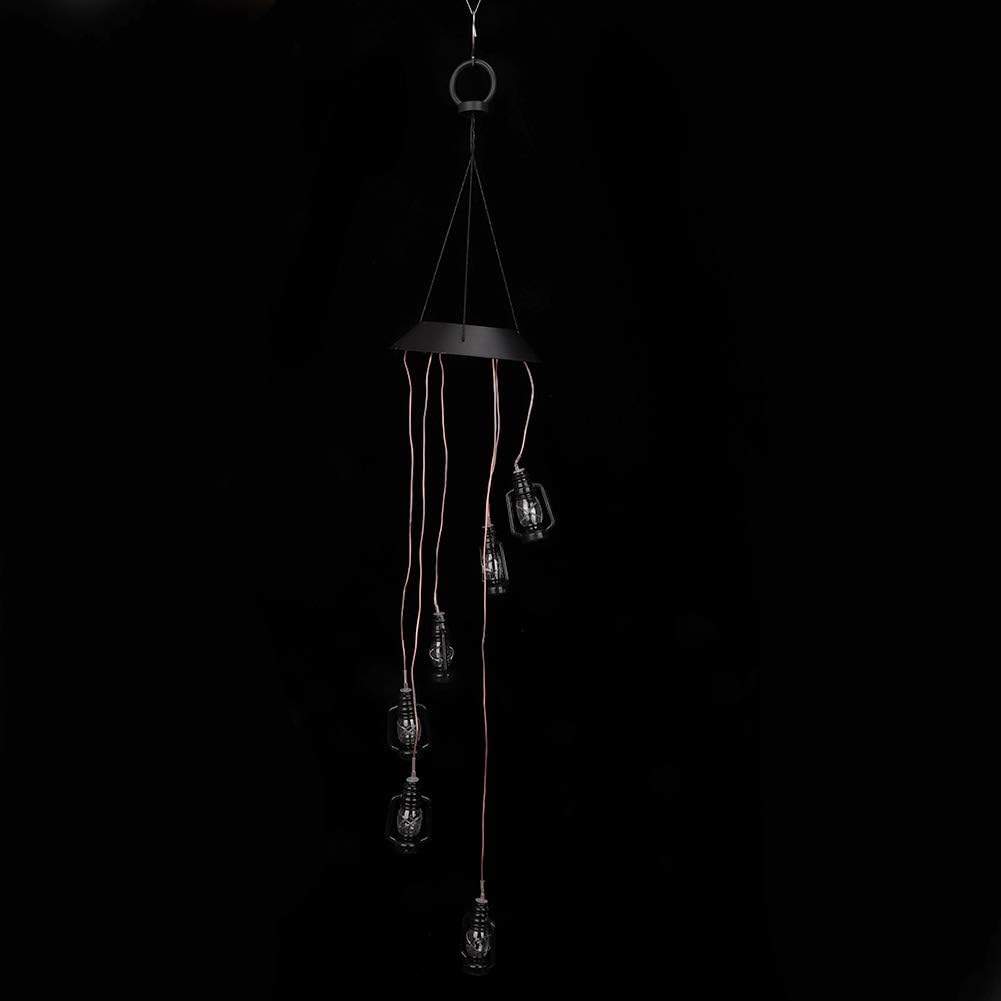 LED Wind Chime Lights, Solar LED Colorful Beautiful Wind Chime Light Lamp, Christmas Garden Home Decoration Porch Decor