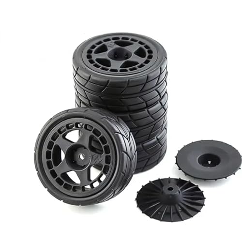 RC�A�b�v�O���[�h�X�y�A�p�[�c For Tamiya For TT01 TT01E For TT02 For TT02B XV01 TA06 PTG-2 1/10 4�� �S���^�C�� �z�C�[�� �^�C�� RC�J�[ �A�b�v�O���[�h�p�[�c �A�N�Z�T���[(Black