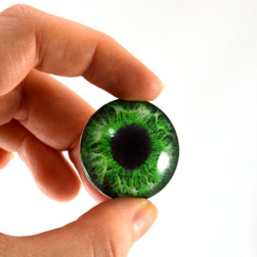30Mm Human Eyes Wholesale Glass Eye Doll Cabochons For Jewelry Sculptures Or Craft Making 5 Pairs Bulk Lot #TOP1