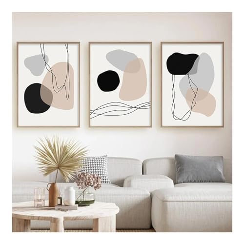 Affiche minimaliste nordique et affiche boho sur toile pour décoration de la maison moderne