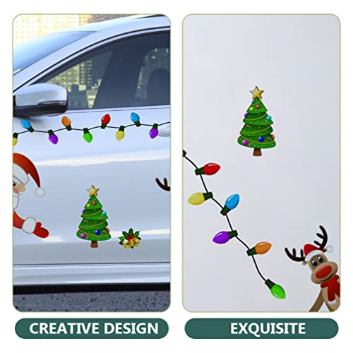 Decoraciones navideñas para coche reflectantes que cuidan tu pintura 3