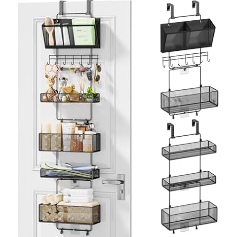 HapiRm 6-Tier Over Door Organizer Cover