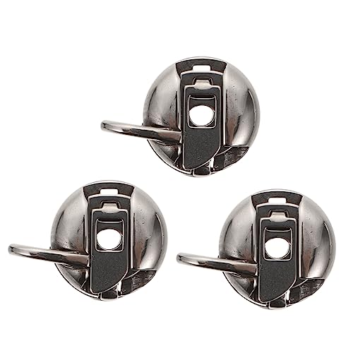 SEWACC 3Pcs Durable Sewing Machine Bobbin Cases for Home Use Practical Sewing Supplies