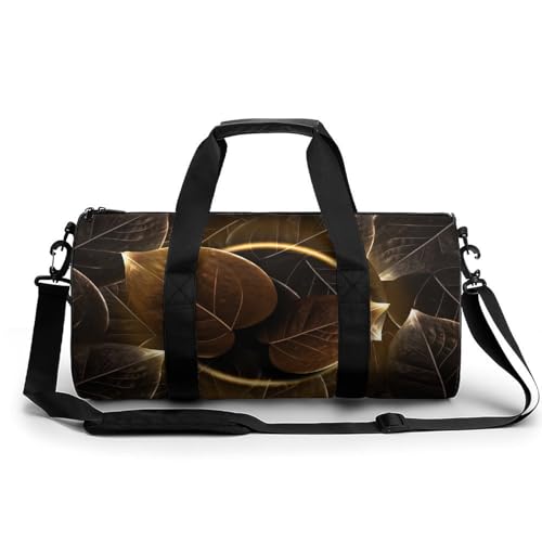 Sac de sport gym Plante d'or format duffel bag de voyage 45x23x23cm