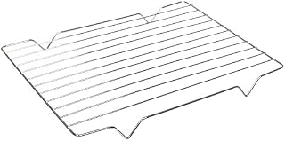 Invero® Universal Stainless Steel Grill Pan Griddle Oven Cooker Rack Tray Shelf Suitable for Most Ovens 320mm x 240mm