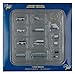Gemini Jets Ground Airport Service Support Accessori per veicoli, scala 1:400, 14 pezzi immagine