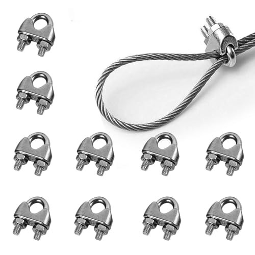 10pcs wire rope cable clip clamps m3,steel u bolt saddle fastener,wire rope grips,wire tensioner,cable clamp for wire rope,rigging fasteners,tension wire rope clamps,bolt cable clamp,wire tensioner