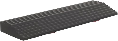 2 rampas de umbral para puertas de 6.7 pulgadas, rampas de transición de plástico antideslizante para interiores para el hogar, rampa para silla de