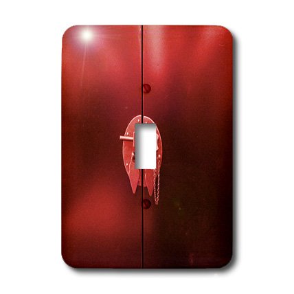 Interrupteur de poitrine chinois avec image de verrouillage antique rouge 3dRose lsp_174212_1