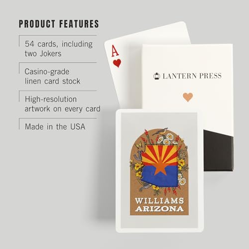 Lantern Press Williams Arizona Treasure Trove Baraja Poker miniatura 3