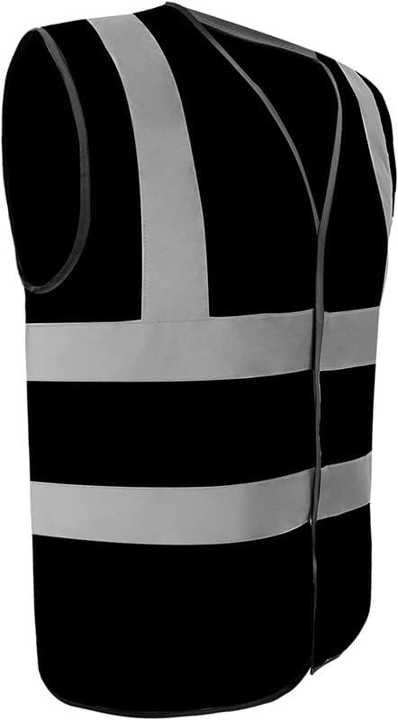 Miniatura 2 de Safety Vest Reflective Stripes Safety Knitted Vest Bright Construction Workwear For Men And Women