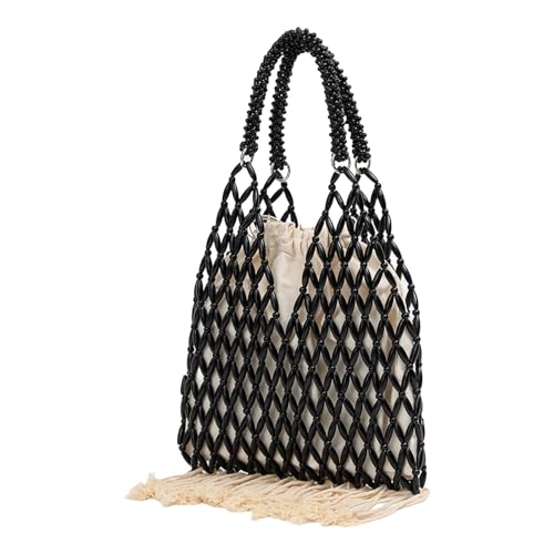 貴重♡ 総ビーズバッグ　ヴィンテージ　パーティバッグ　2way ゴールド金具 2色展開】クリア ビーズバッグ – 古着屋Top of the Hillのネット