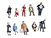 Gold Wing 24pcs HO Scale 1:87 Mix Painted Model Train People Figures