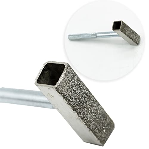 SZXMDKH 3 Stücke Schleifscheibe Dresser Diamant Schleifscheiben Kommode Stein Kommode Tischschleifmaschine zum Schleifen von Entgratungsscheiben, Silber