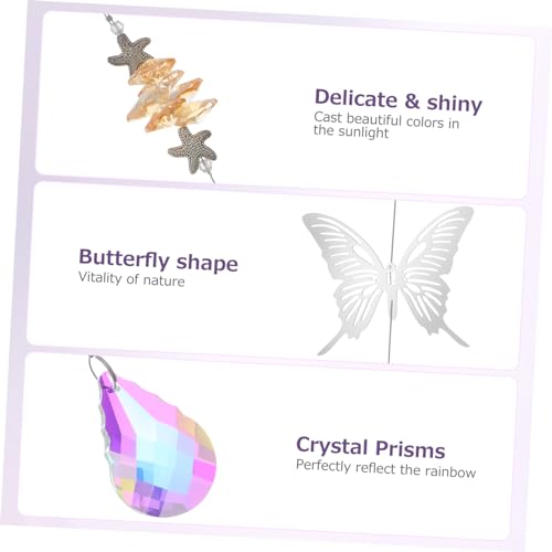 Attrape-soleil cristal x7 décoration suspendue jardin