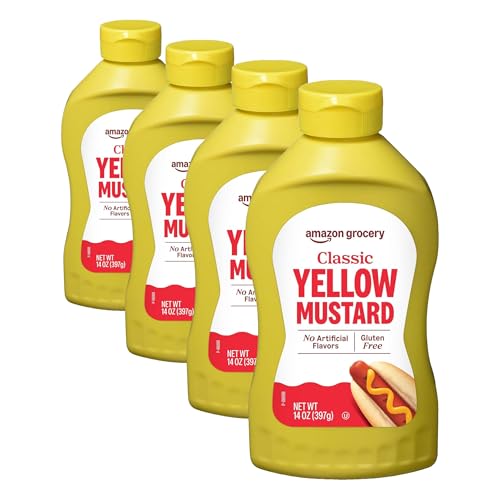 Amazon Yellow Mustard, 14oz, 4 bottles