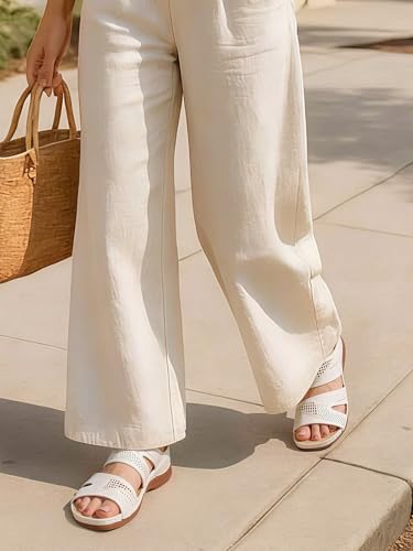 Image of SHIBEVER Wedge Sandals for Women Dressy: Comfortable Summer Casual Walking Sandals - Slip On Open Toe Low Wedge Shoes Size 5-11
