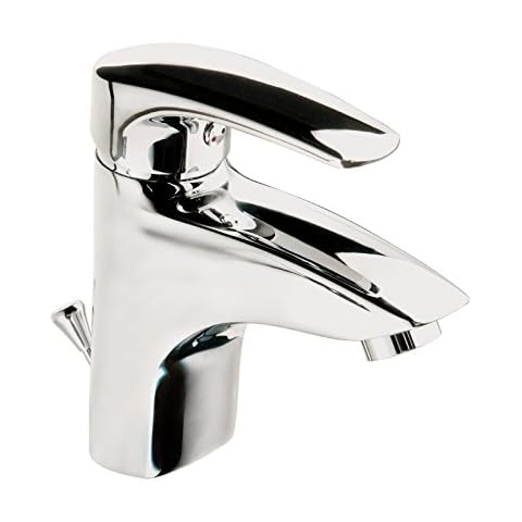 Aquasu 57042 8 Cubo Single-Handle Mixer Tap for Wash Basin Mixer Tap – Bathroom Basin Mixer Tap Chrome Cover