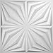 Ekena Millwork WP20X20AHWH 19 5/8"W x 19 5/8"H Asher EnduraWall Decorative 3D Wall Panel Covers 2.67 Sq. Ft.