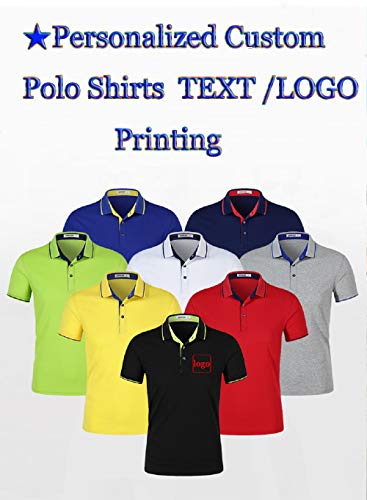 Personalized Men Polo Shirts Customized Casual Slim Fit Collar Shirt Work Shirt3