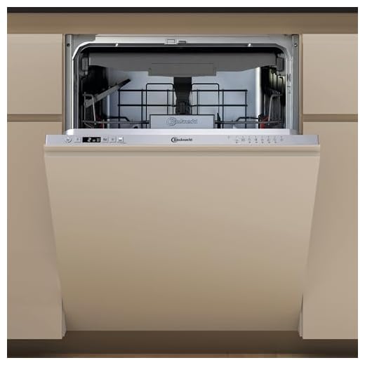 Bauknecht BK4IB14BN7LA0S Vollintegrierbarer Geschirrspüler/ 60 cm/ActiveDry – automatisches Türöffnungssystem/Startzeitvorwahl/Vollwasserschutz/Rapid 50° - sauber im Handumdrehen/Option MultiZone
