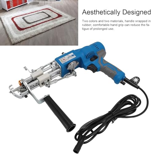 Máquina eléctrica digital para mechones de alfombras y kit portátil de tufting 3