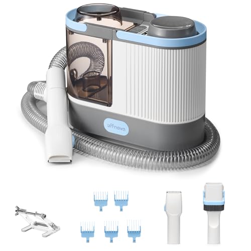 OFFNOVA 350W Carpet Trimming Vacuum Kit - Exclusive for Handmade Tufted Rugs Rug Carving Tool with Shearing Guide & 5 Length Guards 2L Dust Tank for Carpet Sculpting & Capturing Fine Particles