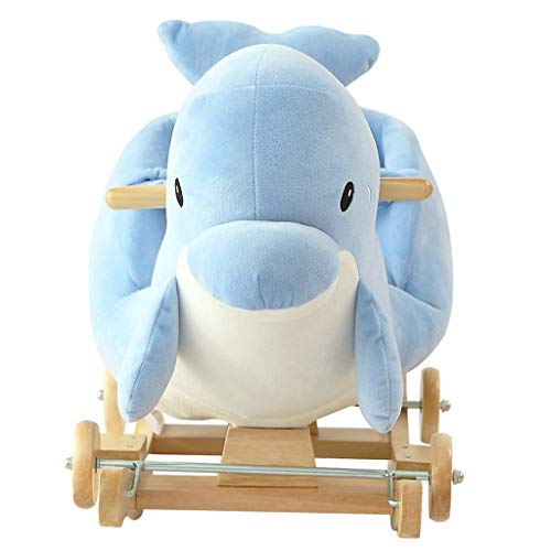 Schaukelpferd Infant Trojaner Dolphin Trojaner Musik Geschenk Möbel Profi Schaukelspielzeug HUYP – Bild 5