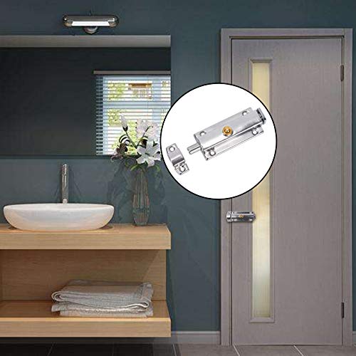 HUSZZM 2 Pezzi Bullone Serratura Porta Alta