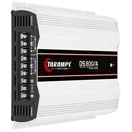 Módulo Taramps DS 800x4 2 ohm 800 W RMS 4 Canais Amplificador Som Automotivo