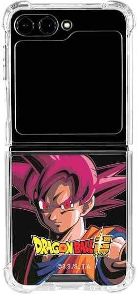Skinit Clear Phone Case Compatible with Galaxy Z Flip5 5G - Officially Licensed Dragon Ball Super Freiza Portrait Design